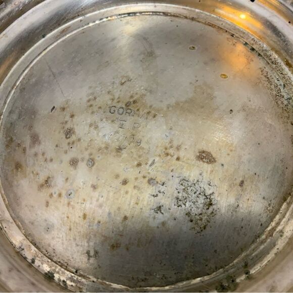 Gorham Silverplate Round bowl footed Y0779 - Picture 5 of 7